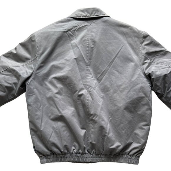 London Fog Mens Gray Jacket Size Large With Zipper & Button Closure - Picture 2 of 15